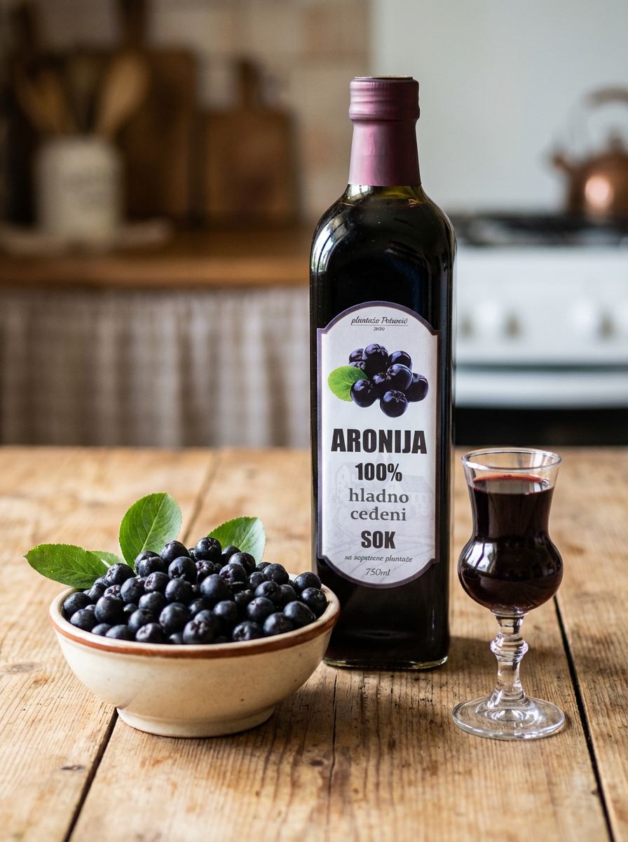 Matični sok od aronije 750ml, dostava 450 dinara